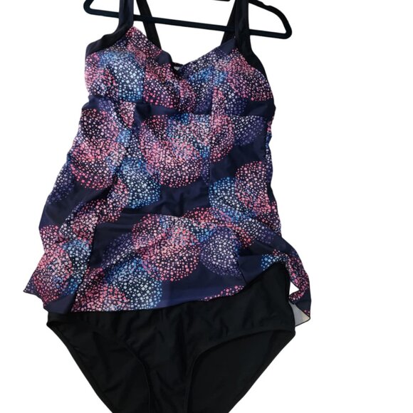 EUC Super Cute 2 piece long Bathing Suit - Picture 1 of 4